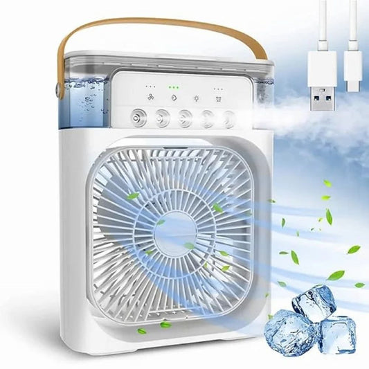 'Portable Humidifier Air Cooler Mist Fan Mini Cooler Mini Mist Spray Air Cooler Rechargeable Cooler'